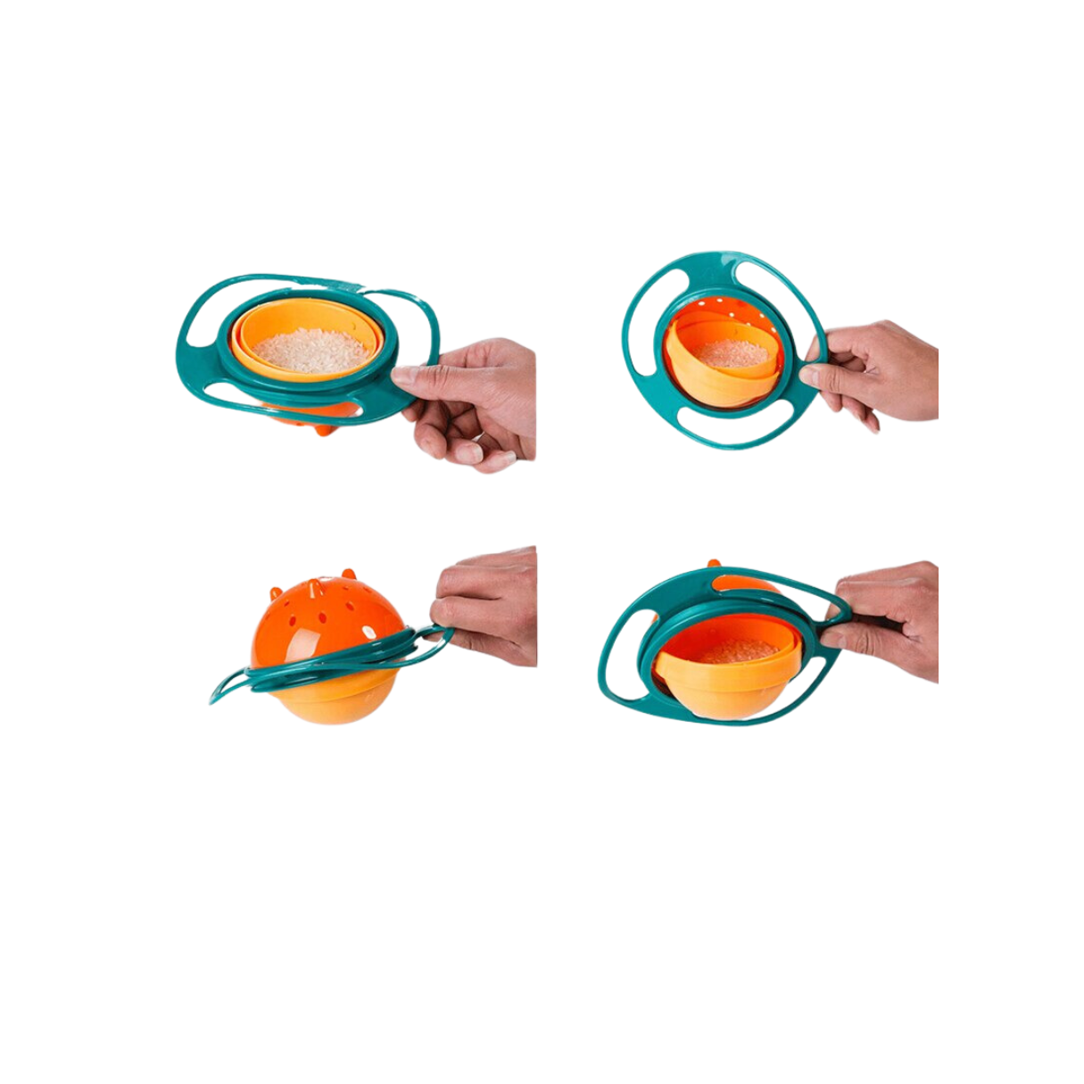 360 Grad rotierende Kleinkindschüssel